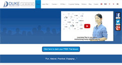 Desktop Screenshot of dukelanguage.com